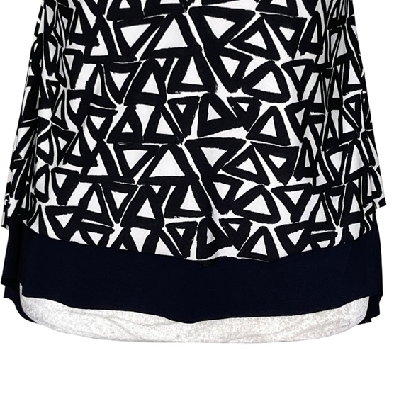 Magic Suit Bermuda Triangle Black White Underwire Jolene Layered Tankini Size 10 - Picture 4 of 9